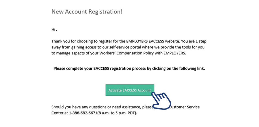 New Account Registration for Policyholders Email Teaser